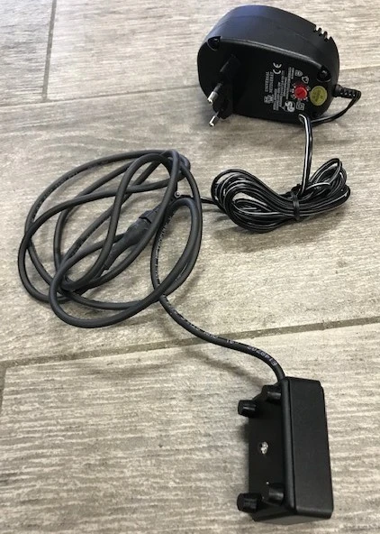 Månelys lampe med led spot (rødt lys) til at lægge ovenpå glasset.